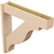 Ekena Millwork 8-in W x 40-in D x 40-in H Funston Block Rough Cedar Woodgrain TimberThane Outlooker, Primed Tan OUTUR080X40X40FST44RCPR - alternate 2